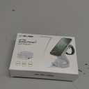 5-in-1 Wireless Charger for MagSafe, AC ISLAND Portable Travel Charging Station, 35W Max Fast Foldable Magnetic Stand, Evolved for iPhone 17-12 & Air Series, Apple Watch, AirPods (with 35W Adapter) (Ice White)