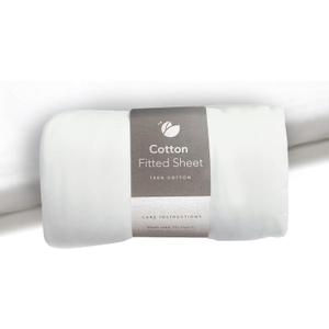 Guava Family Travel Crib Sheet | 100% Cotton Fitted Sheet, Manufacturer-Approved Fit | Soft, Breathable Crib Sheet for Your Baby's Comfort | Unisex Sheet for Infants, Toddlers (New)