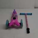 Voyager - Self Balancing Kick Scooter with Light Up Wheels, Extra Wide Deck, 3 Wheel Platform, Foot Activated Brake, 75 lbs Limit, Kids & Toddlers Girls or Boys, for Ages 3 and Up (Barbie)