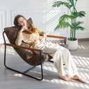 MAXYOYO Modern Accent Chair, Comfy Living Room Chair with Metal Frame
