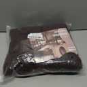 Genina Waterproof Seat Covers for Dining Room Chairs Covers Dining Chair Cover Kitchen Chair Covers (Chocolate, 6 Pcs)
