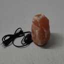 7 Inch Himalayan Salt Lamp with Dimmer Cord - Night Light Natural Crystal Rock Classic Wood Base Authentic from Pakistan