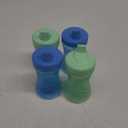 NUK Fun Grips Hard Spout Sippy Cup, 10 oz. | Easy to Hold, BPA Free, Spill Proof Toddler Cup, 4pk (Blue/Green)