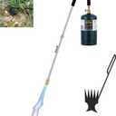 Weed Torch Propane Burner,34" Long arm Weed Torch,Fire Starter,Charcoal Starter,Blow Torch with Flame Control and Igniter for Roof,Wood,Ice,Snow (Tank not included) (Black)