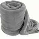 1 Pc Silver Size Throw 50x60in Soft & Light Throw Blanket Gray