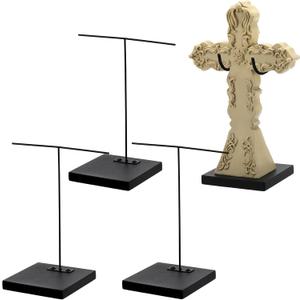 2 Pcs Mask Artifact Display Stand Adjustable African Tribal Mask Puppet Wand Display Stand for African Figurines Ushabtis Masks Pre Columbian Egyptian Roman Greek Statues (4''x4''x8'')