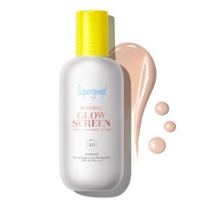 Supergoop! Glowscreen Soft-Radiance Drops Mineral SPF 40-1.7 fl oz - Visibly Illuminates, Smooths, Evens Skin & Blurs Pores Instantly - All Skin Types