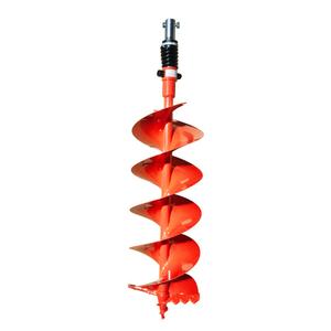 GardenTrax Double Spiral Earth Auger Spiral Drill Bit 6 x 36, Post Hole Digger with 7/8" Drive Drill