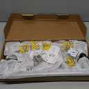 Lckppt 14-Piece Bathroom Hardware Set, Brushed Nickel Stainless Steel, Wall-Mounted Towel Racks