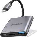 Switch 2 Dock Station with 4K HDMI2.1,USB C to HDMI Adapter for Switch 2&1 Compatible MacBook,Laptops 4K120Hz(Requires Manual Update for NS2'S V21+)