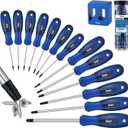 Sinoer 14-Piece Magnetic Torx Screwdrivers SetChromium Vanadium SteelT4 - T40Magnetic Torx Driver Star Screwdrivers Set Professional Grade Repair Tools