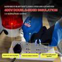 Double Insulated Electrical Gloves,400V Low Voltage Electrician Safety Gloves,Rubber Non Slip Work Gloves For Men (Blue,Large)