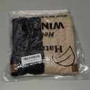 Hatromm Winter Headbands for Women Wool 2 Pack, Ear Warmers for Women Headband Knit Thick Fleece Lined, Cold Weather Warm Ear Muffs(Black+Beige)