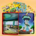 Paw Patrol Magnetic Playset, 75 Mix & Match Dress Up Magnets, 2-in-1 Storage Tin & Play Space, Fun Paw Patrol Toy for Kids 3 & Up, Great Travel Activity for Kids and Toddlers, Paw Patrol Activities