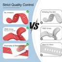 Patenting Sport Silicone Band Compatible with Apple Watch Bands 40mm 38mm 41mm 42mm 44mm 45mm 46mm 49mm Women Men, Waterproof Soft Wrist Strap for iWatch Series 11 10 9 8 7 6 5 4 3 2 1 SE Ultra 2 3 (Coral(#New))