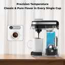 CHULUX Single Serve Coffee Maker for K Capsule, Mini Single One Cup Coffee Machine, Perfect for Small Space, Black
