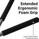 31 inch Hedge Shears Clippers - Self-Sharpening High Carbon Steel Blades, 15" Wide-Cut for Faster Trimming, Long Reach & Ergonomic Grip for Effortless Cutting Trimming of Hedges, Shrubs, Bushes