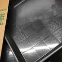 WAYNHUI Squared Plant Saucer 23inch 2pack Square Plastic Basin Tray Large/Small Water Receiving Tray(Black 23inch 2pack)
