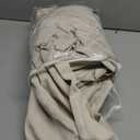 MIULEE Cream Beige Back Tab Light Blocking Curtains 98 Inch Length 2 Panels Set for Living Room Bedroom Privacy, Rod Pocket/Pinch Pleat Thermal Insulated Room Darkening Pleated Blackout Drapes