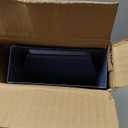 OSKIE 25-pockets Metal Time Card Rack, Wall-Mountable, Powder gray-blue, Vertical Office Organizer, 2x5x30inches