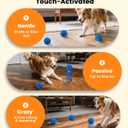 Xeuch Smart Interactive Dog Balls, Automatic Moving Bouncing Ball, E-TPU Material, Motion Activated Rotating Toy for Dogs Puppies, Enrichment & Stimulation Toys for Indoor & Outdoor (Deep Blue)
