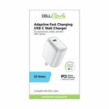 Cell Candy USBC WALL CHARGER 20W BLK
