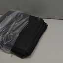 10 Pack 40-inch Garment Bags for Travel, Garment Bags for Hanging Clothes with Zipper and Visible Transparent Window Black