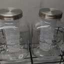 DD&HAPP Glass Drink Dispensers For Parties.1.2 Gallon Beverage Dispensers With Stand And Stainless Steel Spigot.Party Drink Dispenser For Punch,Iced Tea,Ideal for Weddings,Events,Buffet&Home Use.