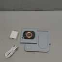 NYTSTND 3-in-1 Wireless Charger Trio Travel, 15W Foldable Fast Charging for Phone, Watch, Earpbuds, Wireless Charger Stand, MagSafe iPhone 17/16/15/14/13/12 Series & iWatch & AirPods