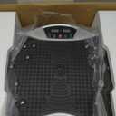 Natini Vibration Plate Exercise Machine - Whole Body Workout Vibration Platform Lymphatic Drainage Machine for Weight Loss Home Fitness with Resistance Bands Remote