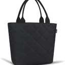 Gloppie Lunch Bag Women Lunch Box for Women Insulated Leakproof Lunch Tote for Work Loncheras Para Mujer Black