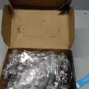 Chibery 30 Pack 1-1/4" 4D Overlay Soft Close Concealed Hinges for Face Frame Door, Control Closing Speed, Smooth Slow Self Closing Hinges, Satin Nickel, 105° Open Angle Stainless Steel Cabinet Hinge