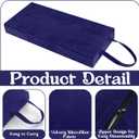 Colingmill Personal Prayer Kneeler Pad 18 3/4 Inch Christian Kneeling Pillow Microfiber and High Density Foam Personal Religious Prayer Kneeler Pad Pillow Bench for Kneeling Christian Gift(Navy Blue), 19.49 x 8.27 x 2.24 inches