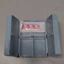 FYY Daily Pill Organizer, 7 Compartments Portable Travel Pill Case, [Folding Design] for Purse Pocket to Hold Vitamins,Cod Liver Oil,Supplements and Medication-Blue (Small (1 Piece))