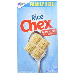 Rice Chex Breakfast Cereal, Gluten Free, 18 oz (BB Date 24/01/2027, Pack of 8)