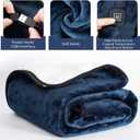 Portable USB Heated Shawl, Heated Blanket with 3 Heating Levels, USB Operated Camping Heated Blanket, Heated Throw Blanket Shawl for Indoor & Outdoor Use