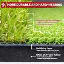 SAPLIZE Foldable Heavy-Duty Golf Hitting Mat with 10mm EVA Backing for Indoor/Outdoor Swing & Chipping, Golf Accessories & Gift for Men & Women