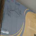 VECELO 3-Piece Small Kitchen Dining Table Set for 2, PU Padded Chairs, Easy Assembly, Brown