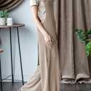 Dokotoo Women's Casual Jumpsuits Ribbed Front Pocket Loose Overalls One Piece Sleeveless Wide Leg Long Pant Rompers (XXXL)