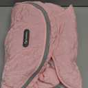 Yoofoss Baby Car Seat Cover Winter Carseat Canopies Cover to Protect Baby from Cold Wind, Super Warm Plush Fleece Baby Carrier Cover for Infant Boys Girls (Pink)