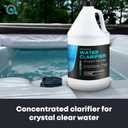 AquaDoc Spa Clarifier & Hot Tub Clarifier for Fast Acting Cloudy Water Treatment - 64oz - to Keep Your Spa Clear & Balanced - Made in USA