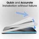 Whitestone DOME EZ [Easy installation] tempered glass screen protector for Galaxy S23 with Easy installation tool [3pack]