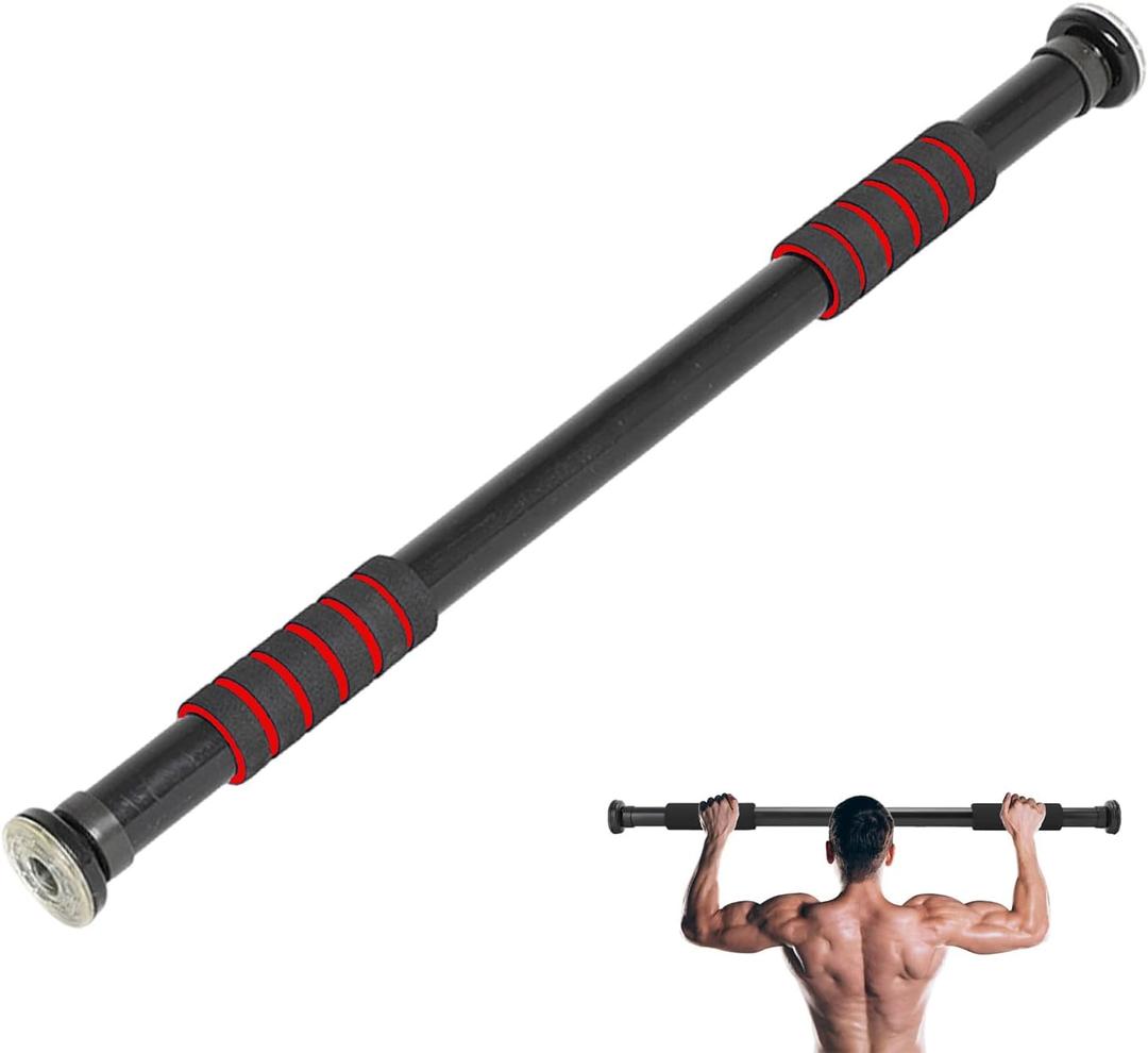 Pull Up Bar for Doorway, Adjustable Door Frame Pull Up Bar with 330 lbs Capacity, No Screw Chin Up Bar for Home Gym Strength Training, Fits 25"–39" Door Frames and Walls