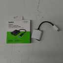 Belkin Connect USB-C to Ethernet + Charge Adapter 100W w/Gigabit Ethernet Port and USB-C Port - 10/100/1000 Mbps for Fast Internet Connection - Compatible with iPhone 16, Samsung Galaxy S25, & More