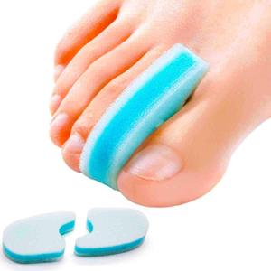Povihome 10 Pack Foam Toe Spacers(2/5" Thick), 3-Layer Toe Separators - Large Size - to Align Crooked, Overlapping Toe, Relieve Corn, Blister and Reduce Irritation