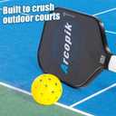 4 x Pickleball Balls  Outdoor Style | Durable, Crack-Resistant for Tournament Play, Practice & Training (Pack of 4)
