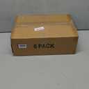 6 Pack Upgrade Harder Shoe Organizer, Shoe Storage with Magnetic Front Door, Clear Shoe Boxes Foldable Space-Saving Shoe Rack for Sneaker Boot Container, White