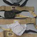 BSHETR Men's Jockstraps Athletic Supporters 4-Pack Cotton Work Out Underwear, L