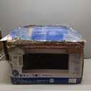 GE Countertop Microwave Oven, 1,150-watt Capacity, 1.6 Cubic Ft., 8 Auto Setting Cooking Settings, Child-Lock Technology, Kitchen Essentials for the Countertop, Dorm Room or Apartment, Stainless Steel