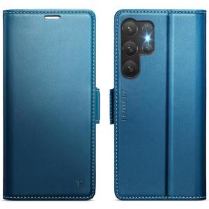 for Samsung Galaxy S26 Ultra Case Wallet with RFID Blocking Card Holder, PU Leather Kickstand Protective Flip Phone Cover Fit for Galaxy S26 Ultra 6.9", Blue